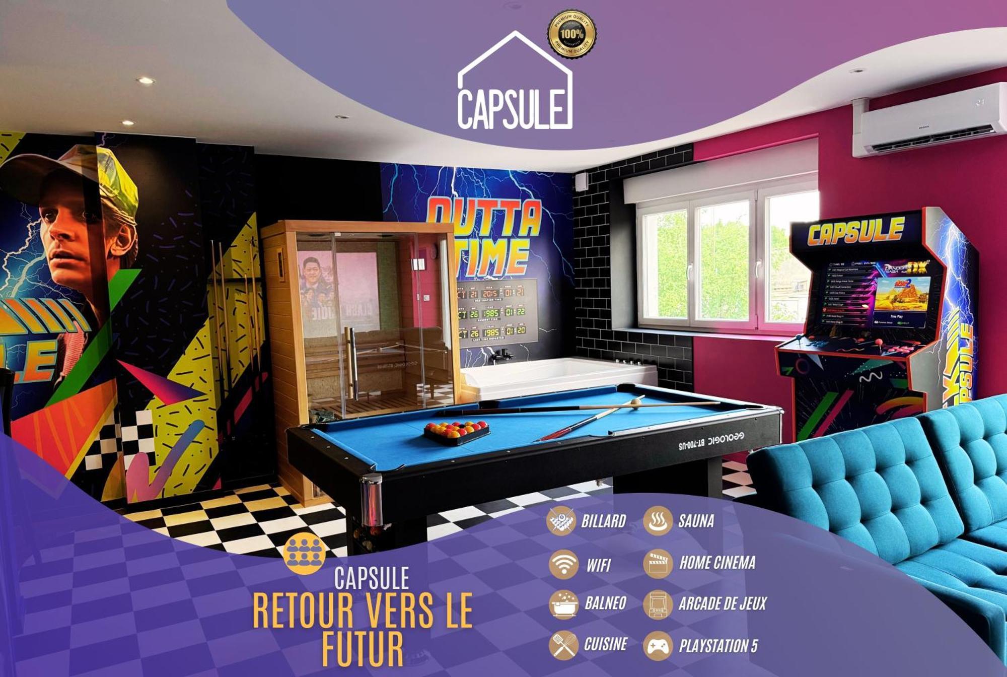 Capsule Retour Vers Le Futur Maubeuge Dış mekan fotoğraf